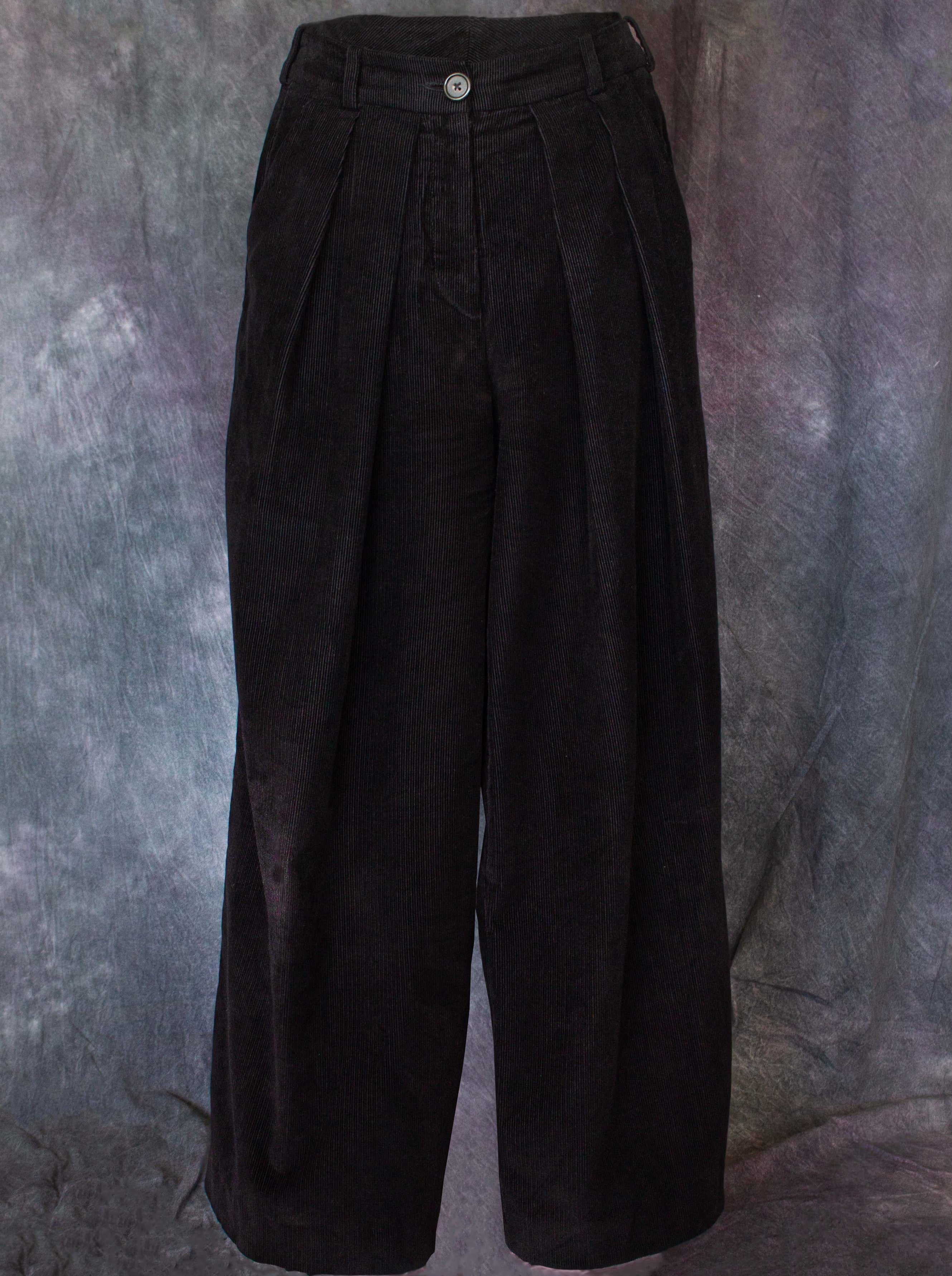 LaovanIn Women's Corduroy Cotton Pants Elastic Waist Casual Pants Comfy  Trousers Dark Khaki Large at Amazon Women's Clothing store