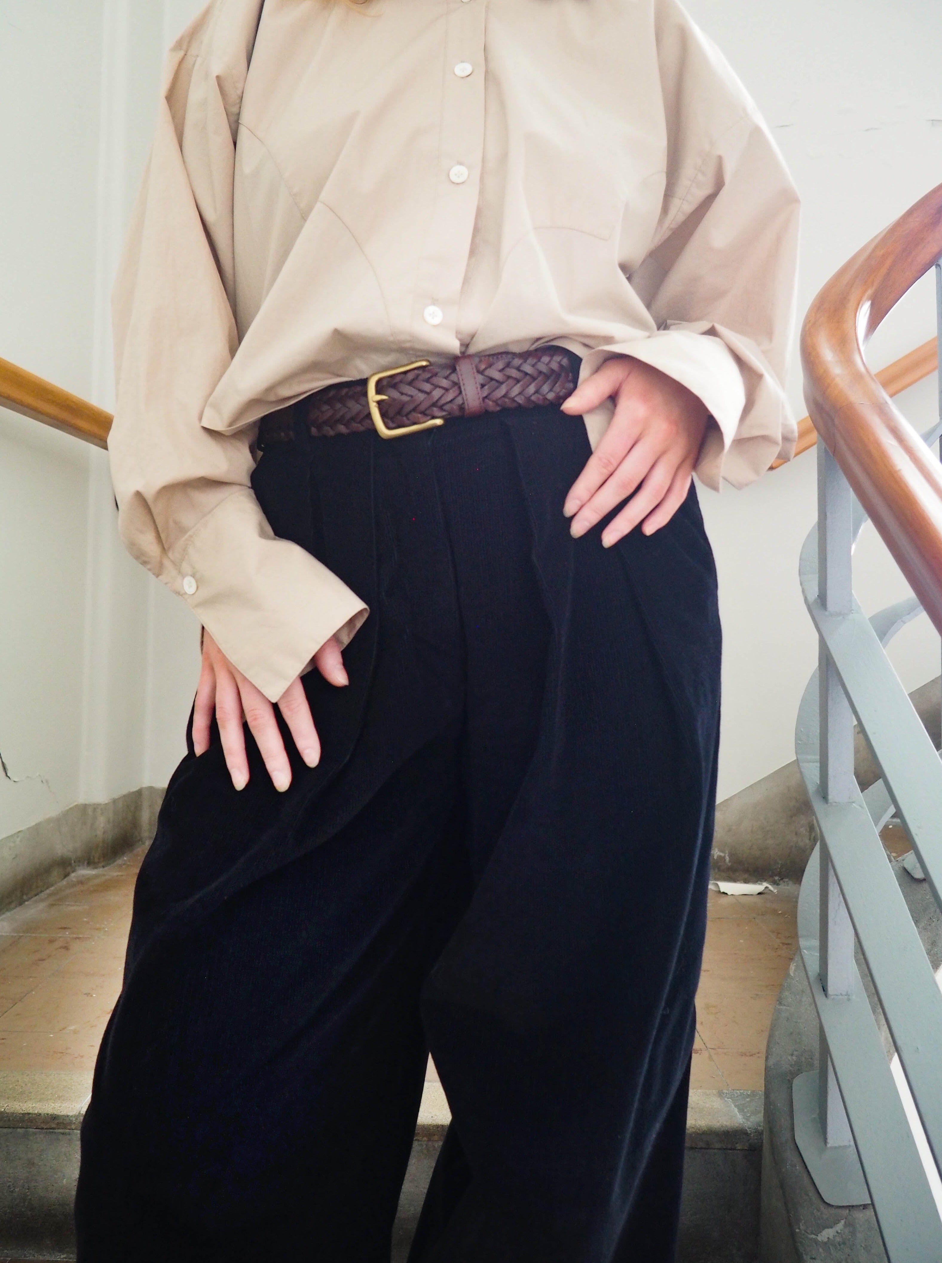 Relaxed Corduroy Pants - 100% Cotton - Made in New Zealand - RHYANA
