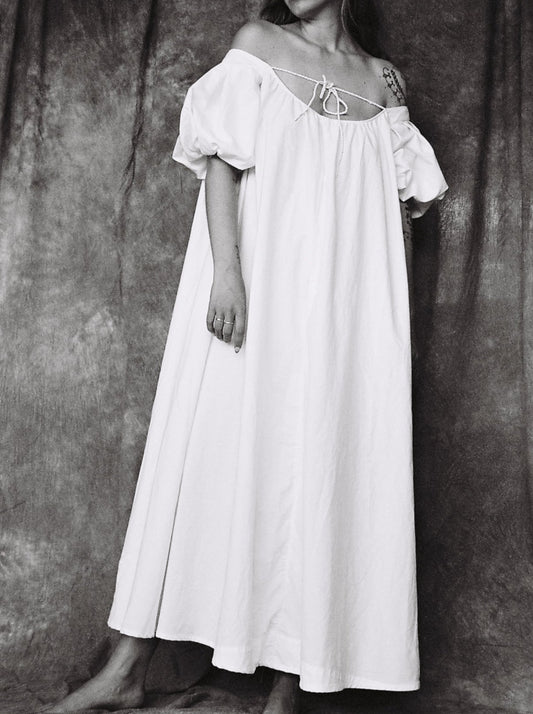 Bath Dress - Ivory White 