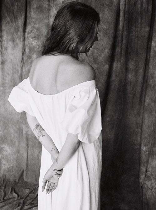Bath Dress - Ivory White
